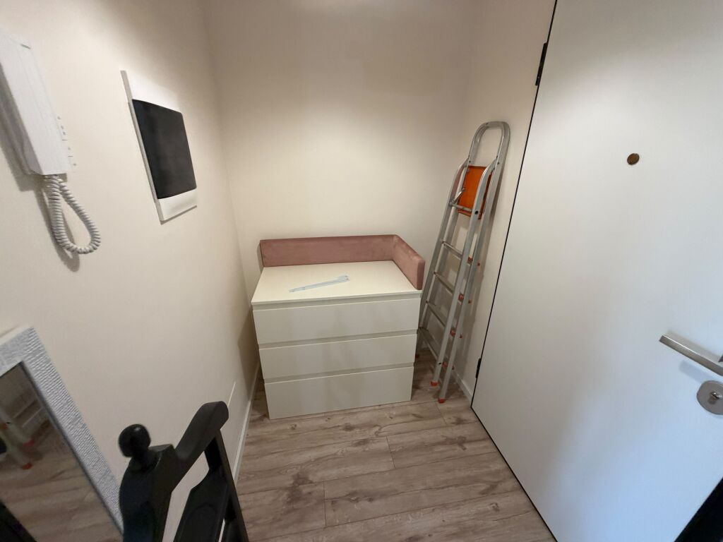 🏡 Apartment 1+1 + parking space for rent  📍 Shyqyri Ishmi Street, near the Tabakëve Mosque