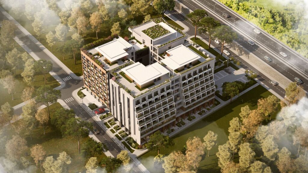 SHITET APARTAMENT 1+1 NE GOLEM 350M LARG DETIT