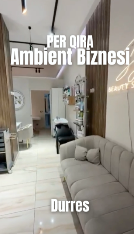 💇‍♀️ Ambient Biznesi (Parukeri) me Qira ose në Shitje – Pranë Kopshtit "Sotir Noka", Durrës