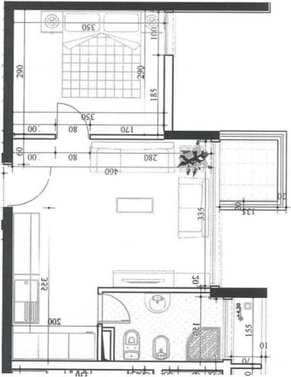 OFFICE FOR RENT 50 M2 FORMER AVIATION FIELD 45,000 LEKE FH-85456