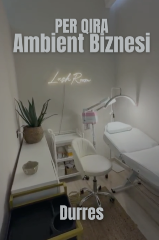 💇‍♀️ Ambient Biznesi (Parukeri) me Qira ose në Shitje – Pranë Kopshtit "Sotir Noka", Durrës