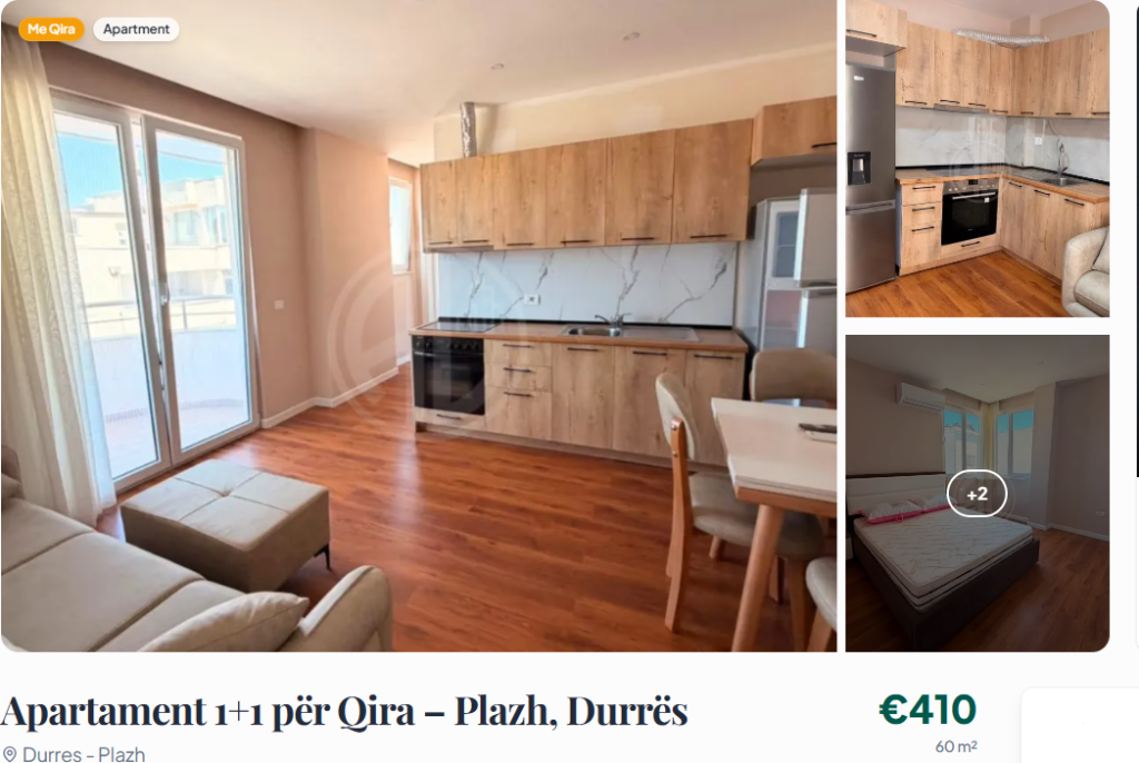 Apartament 1+1 Plazh durres cmimi : 40.000 leke