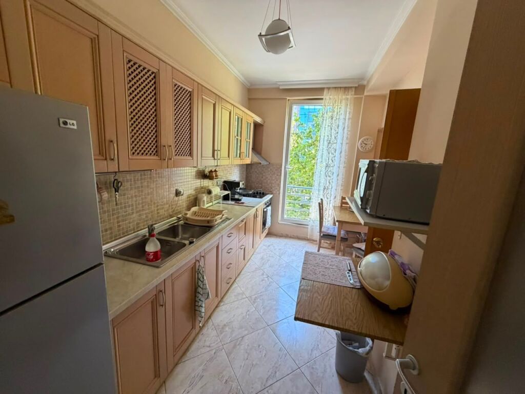Rent apartment 1+1  Dritan Hoxha Street near Besa fund  4th floor, building with elevator  Area 72 m2  Price 50,000 lek