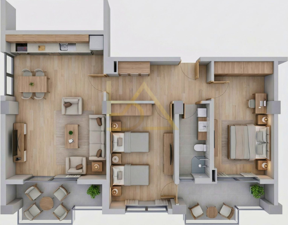 Appartamenti 1+1 e 2+1 in Vendita – Shëngjin, Lezhë