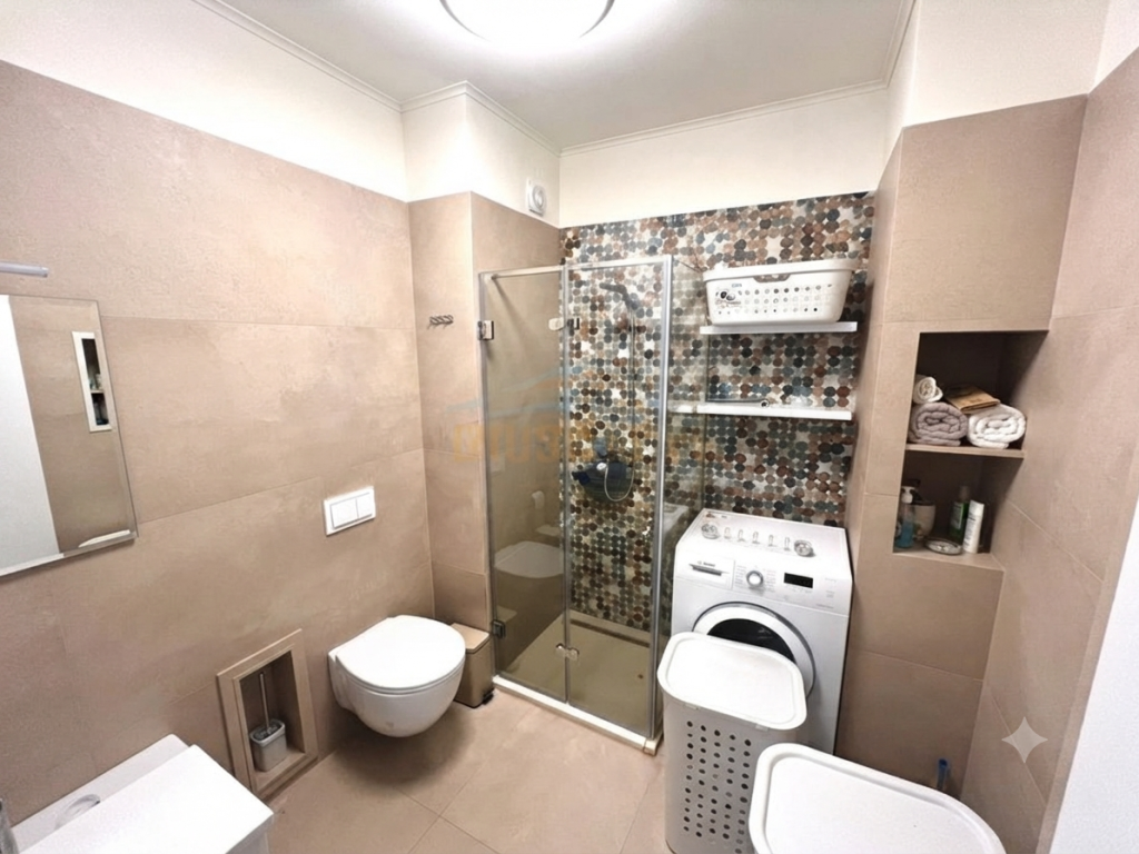 Rent, Apartment 2+1+ Parking Space, At Erli Residence, Porcelain, Tirana