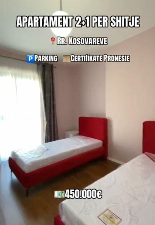 Apartment 2+1+2+Parking Space for sale at Kosovareve Street, Artificial Lake .