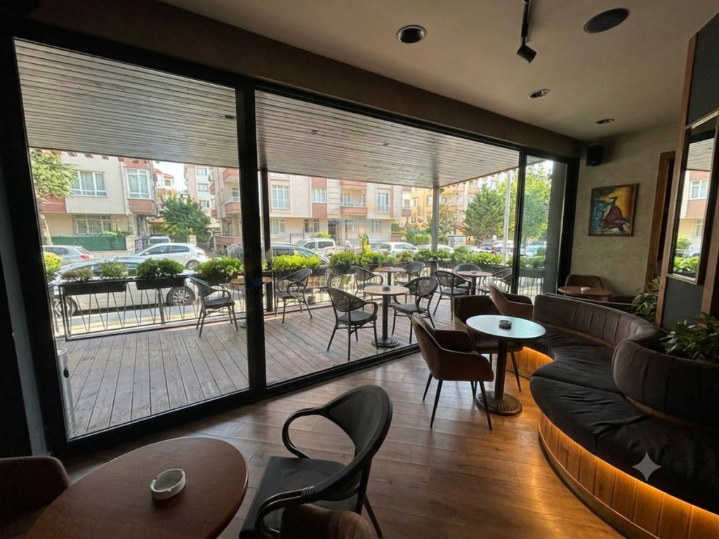Shtet, Bar-Kafe, Fresk, Tiranë.