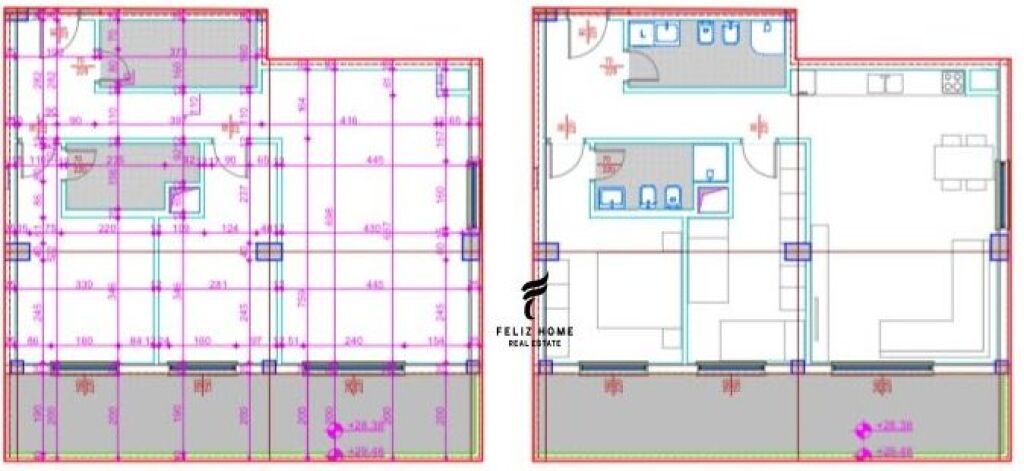 UFFICIO IN AFFITTO 106M2 VIA DELLE BARRICATE 120.000 LEKE FH-85730