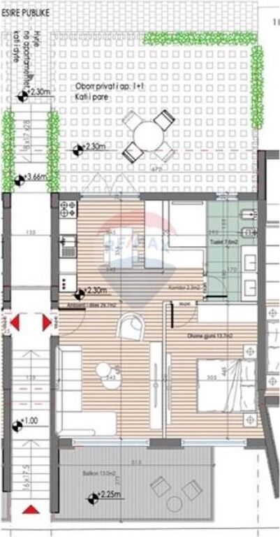 APARTMENT 1+1+PARKING FOR SALE IN DHERMI!
