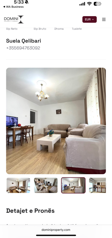 3+1 apartment for sale in Zogu i Zi!
