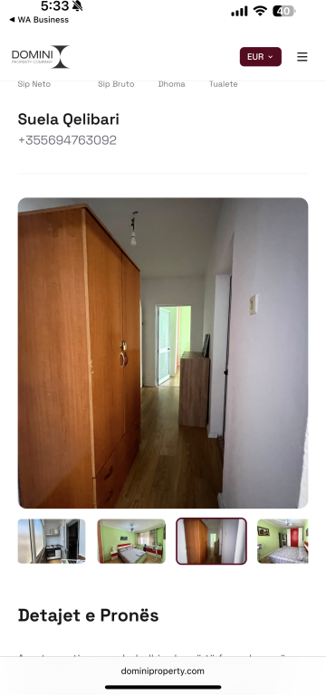 3+1 apartment for sale in Zogu i Zi!
