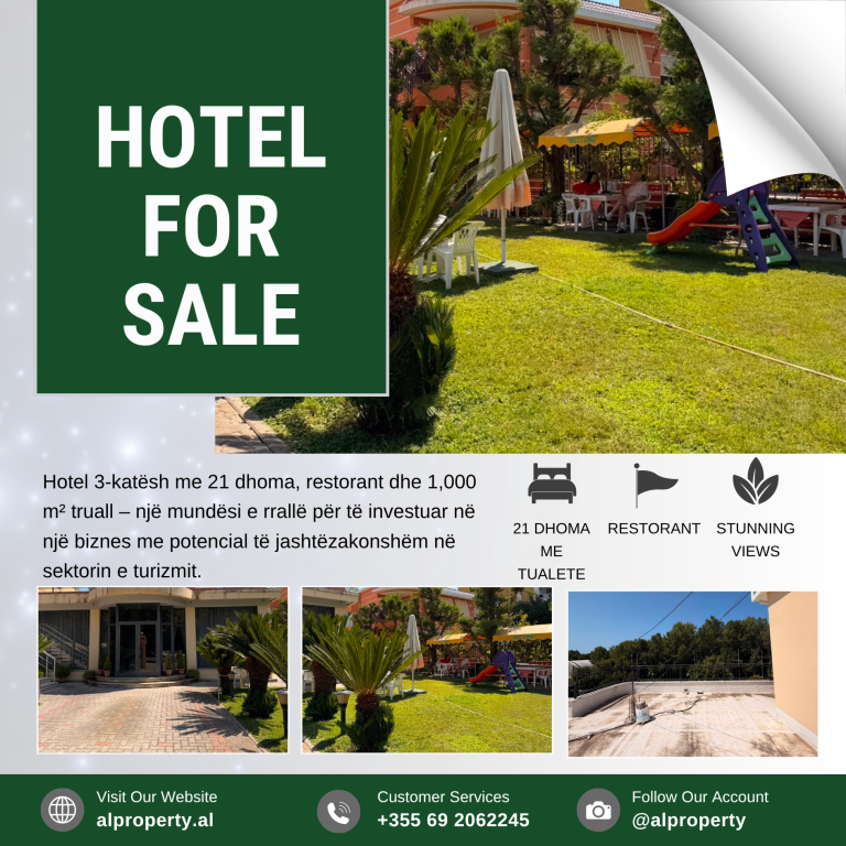 Hotel / Vilë 3-Katëshe për Shitje – Mundësi  Investimi