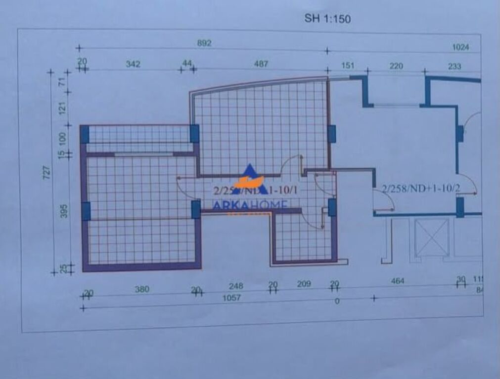 SHITEN DY APARTAMENTE 1+1+BALLKON "21 DHEJTORI, PRANE RRUGES SALI BUTKA" 178.000 EURO SECILA