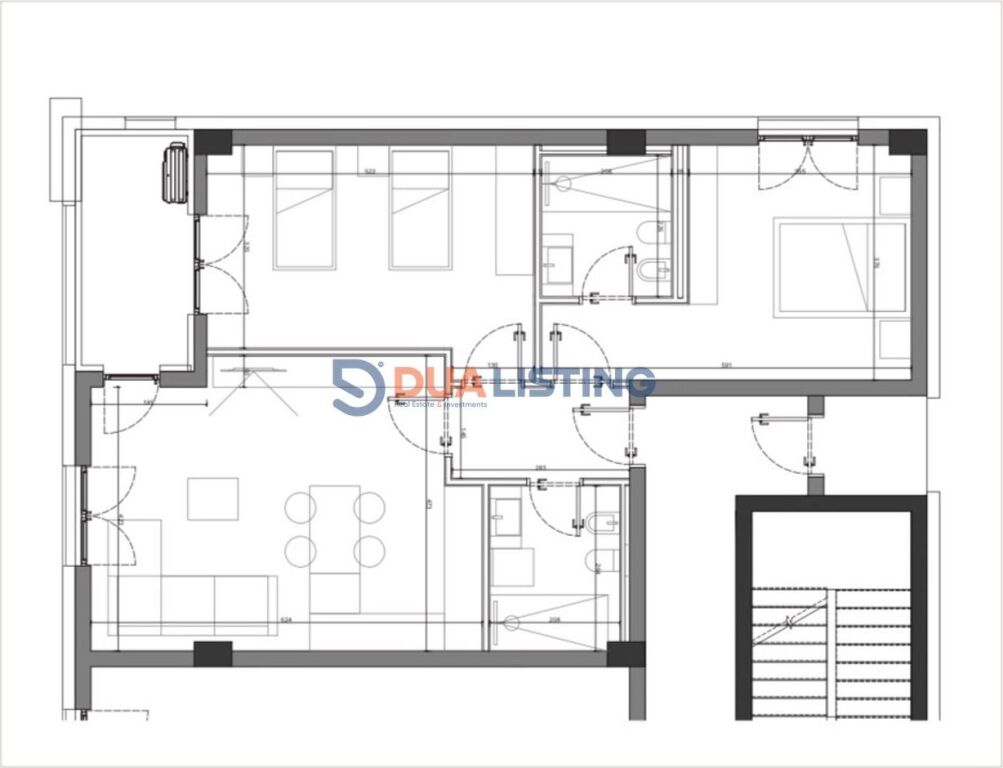 Apartment 2+1 for sale in Sun Palace!