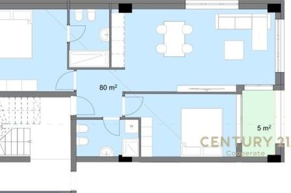 2+1 APARTMENT FOR RENT, LOCATED OPPOSITE "VIZION PLUS"-DON BOSCO!