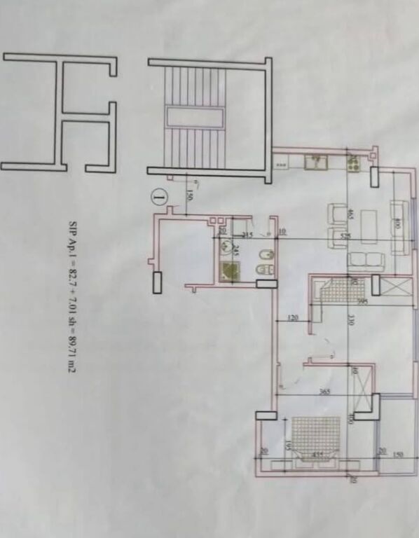 Apartament 2+1 Ne Shitje Te Stadiumi Air Albania