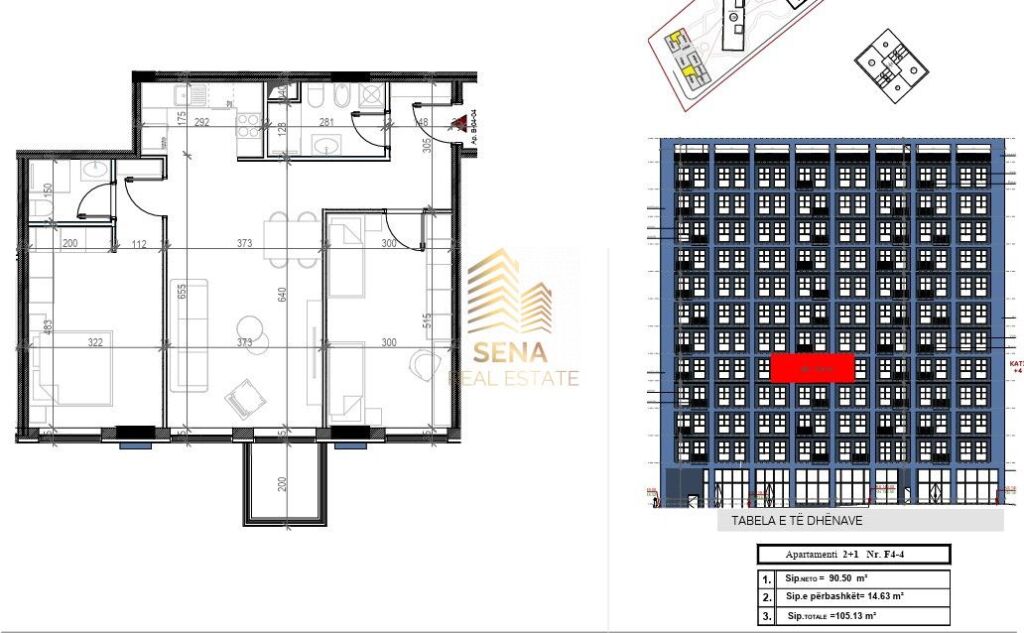 Shitet Apartament 2+1+Blk+2WC, Ish Profarma – Xhamllik, 189.000 Euro