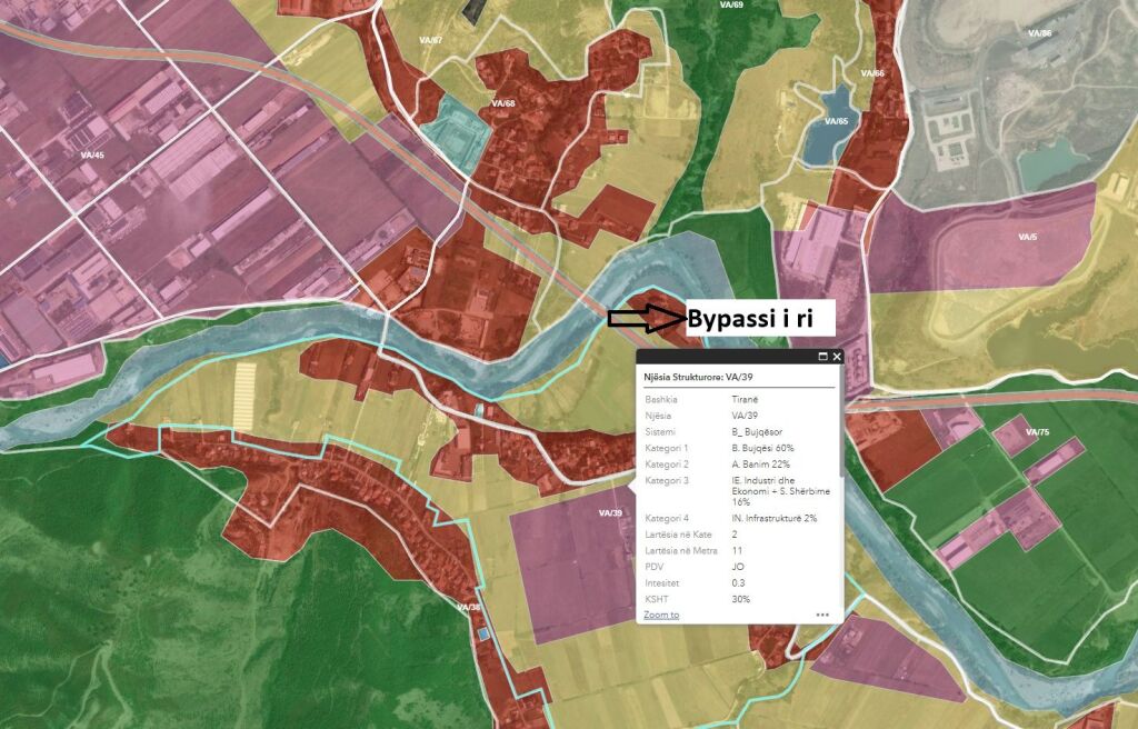 Tirane, shitet toke ne Fortuzaj Tirane, 1.558 m² 14,000,000 Lek