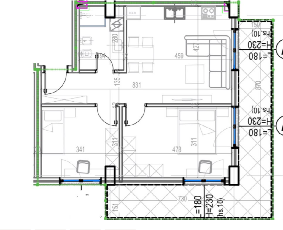 ✅ SHITET APARTAMENT 2+1 | Rezidenca Kodra e Diellit 2