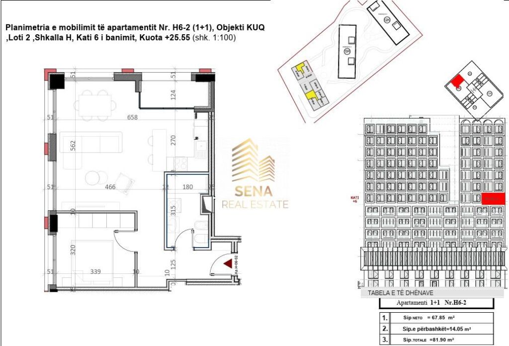 Shitet Apartament 1+1+Blk, Ish Profarma – Xhamllik, 147.400 Euro