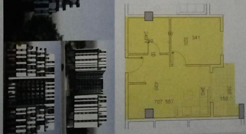Apartament 1+1 per shitje ne Paskuqan