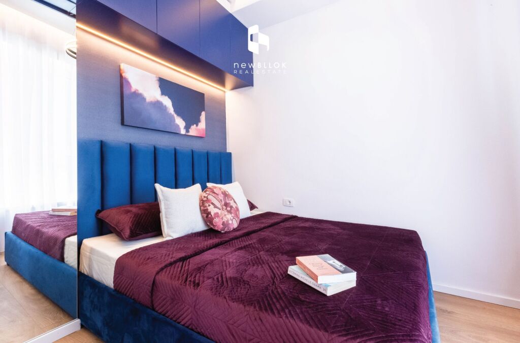 🏠 IN AFFITTO: Appartamento 1+1 📍Ali Demi (Residenza MANGALEM) – 40.000 Lek/Mese – Anno di Costruzione: 2022 – 4° Piano – 39 m² – Arredato da un Architetto 🔥