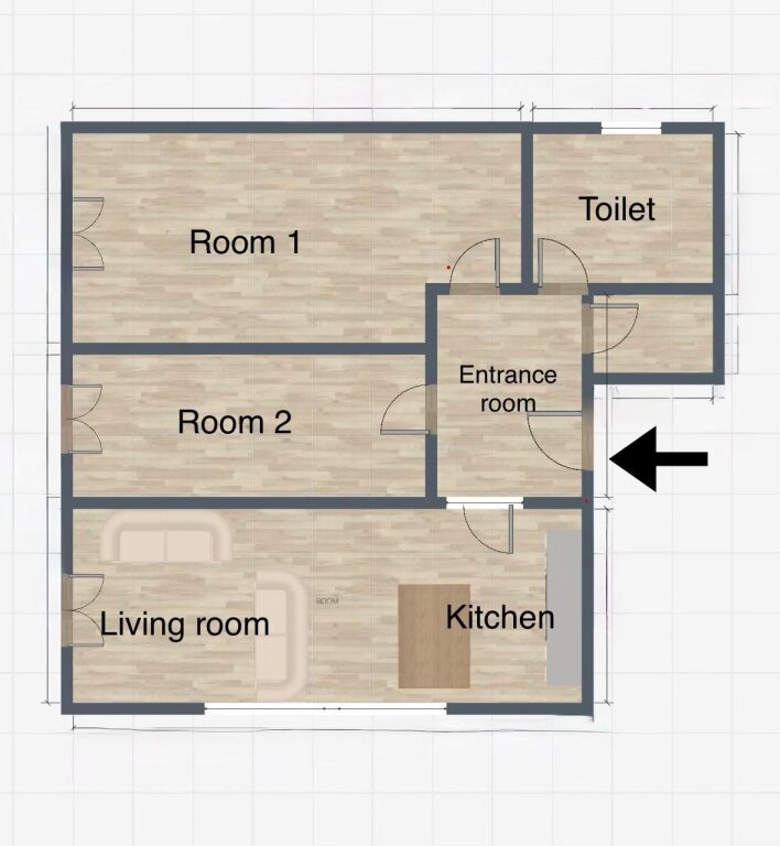Shitet Apartament 88 m² në Rrugën e Volorekës, Pogradec – 73.000 €