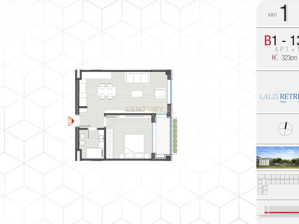 LISTIM I RI ‼️APARTAMENT NE SHITJE 1+1 GJIRI LALZIT 133,000 €