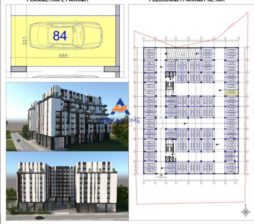 POSTO AUTO IN VENDITA 38.71 M2 "PASKUQAN" 18000 EURO