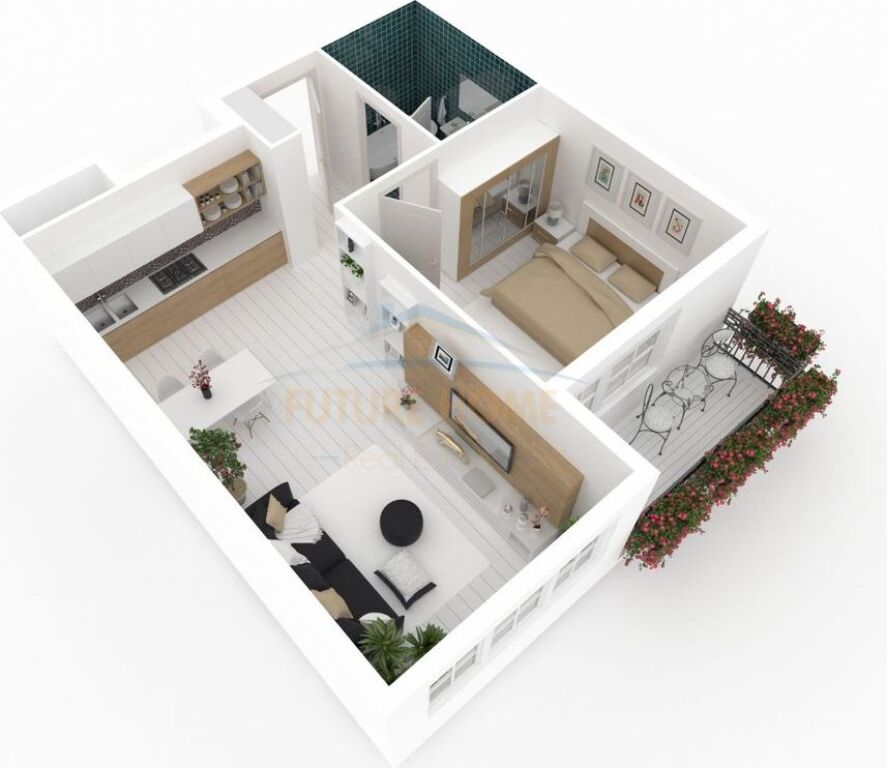 Apartment 1+1, 21-December, Tirana