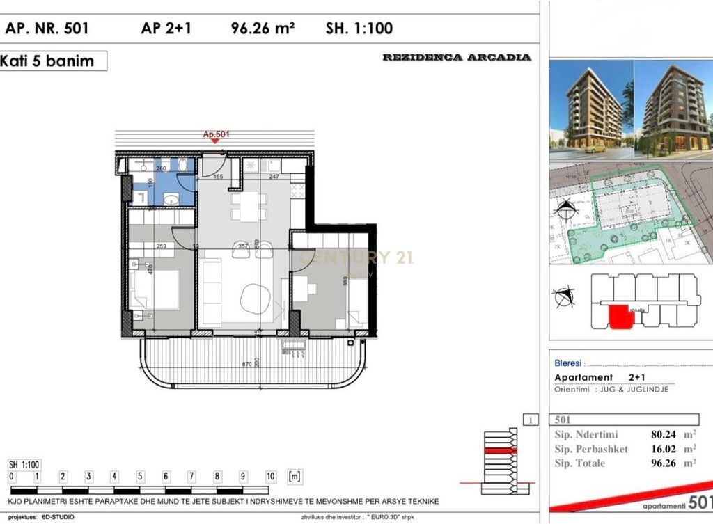 LISTIM I RI ‼️APARTAMENT NE SHITJE 2+1 Rr e DIBRES. 174,000 €