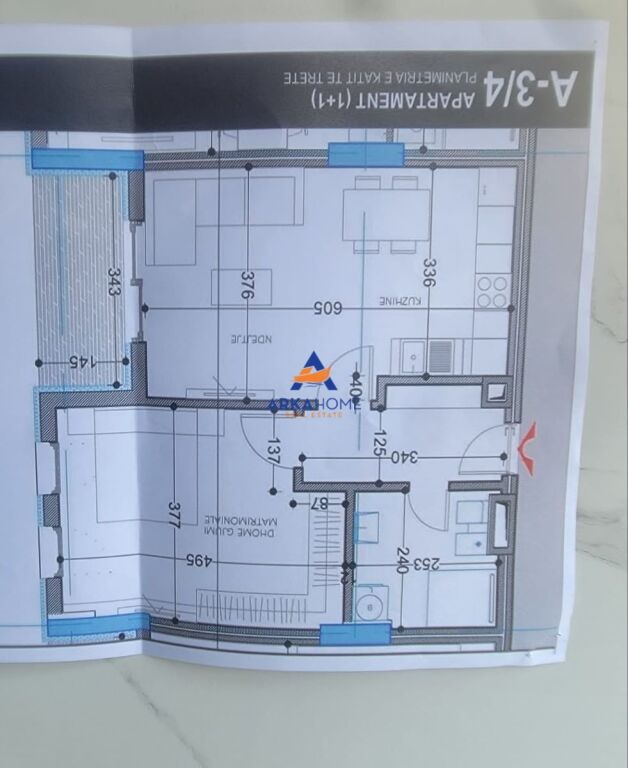 APARTMENT 1+1 FOR SALE "BELFIORE, PASKUQAN" 81950 EURO