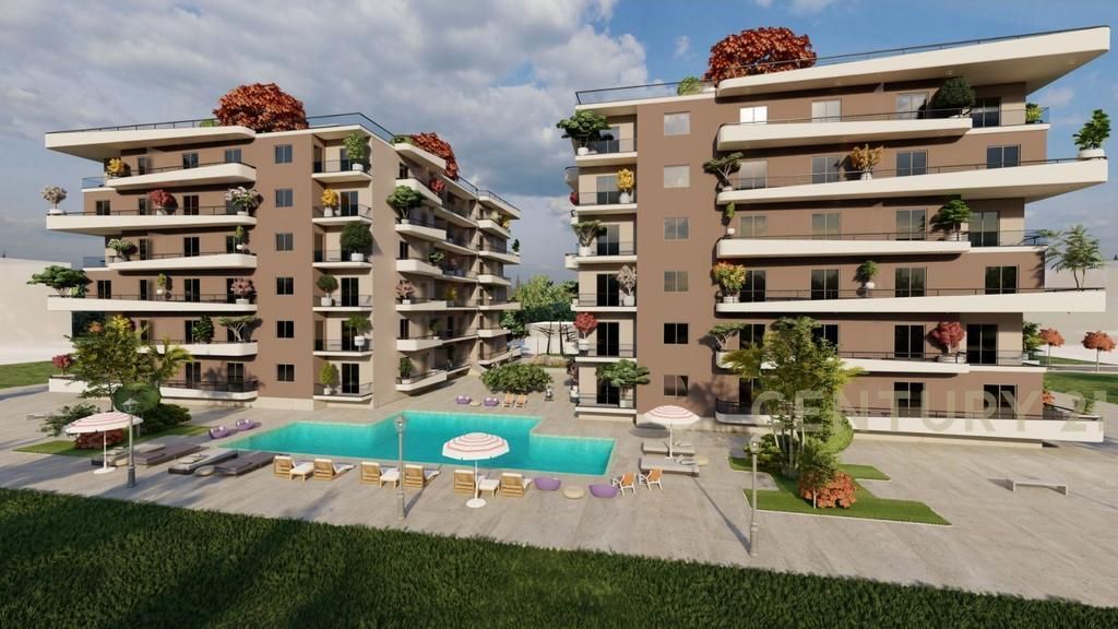 Shitet Apartament 1+1 Ne Ndertim te ri me Pishine ne Golem!!