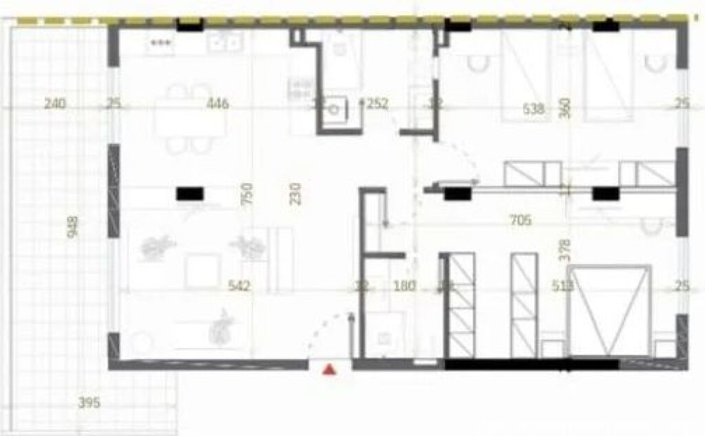 Apartament Per Shitje 2+1+2 ne Mjull Bathore (ID B120890) Tirane