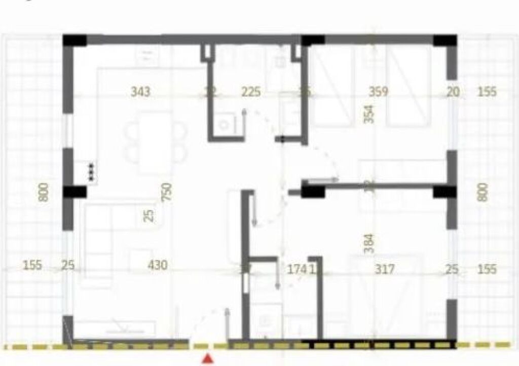 Apartment For Sale 2+1+2 in Mjull Bathore (ID B120891) Tirana