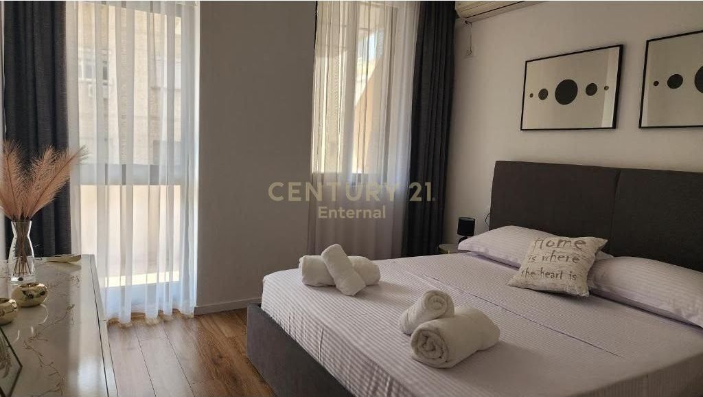E Kavajes Street - 2+1 Modern Apartment for Rent Behind Garden Building With Elevator