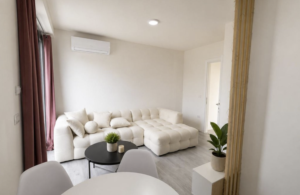 Jepet me Qira Apartament 2+1 tek Trudiu Gardens – Ish Fusha e Aviacionit