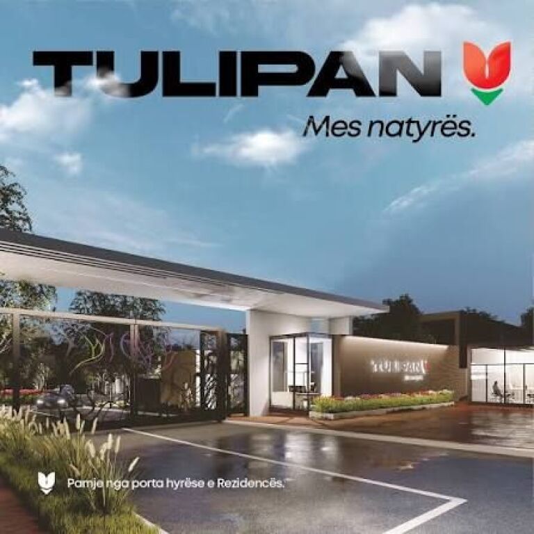Apartment 2+1 with private yard &amp; veranda and parking space in Tulipan Residence!