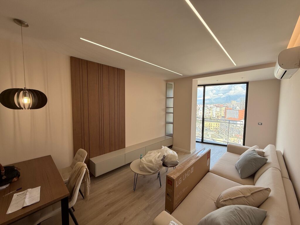 🏡 Appartamento 1+1 in affitto  📍 Posizione: Residenza Golden Tower, Mine Peza, Tirana