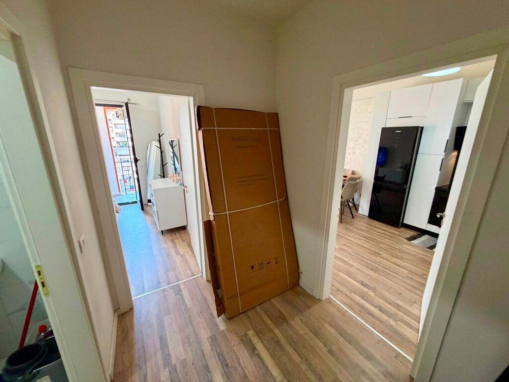 📣 FOR SALE Apartment 1+1 📍 Urban Gate Complex, Astir ✨   🏢 New Building (Mortgage Process)  🪜 6th Floor (With Elevator)  📐 Area 70 m2  🛋️ Fully Furnished   💶 Price 105,000 Euro