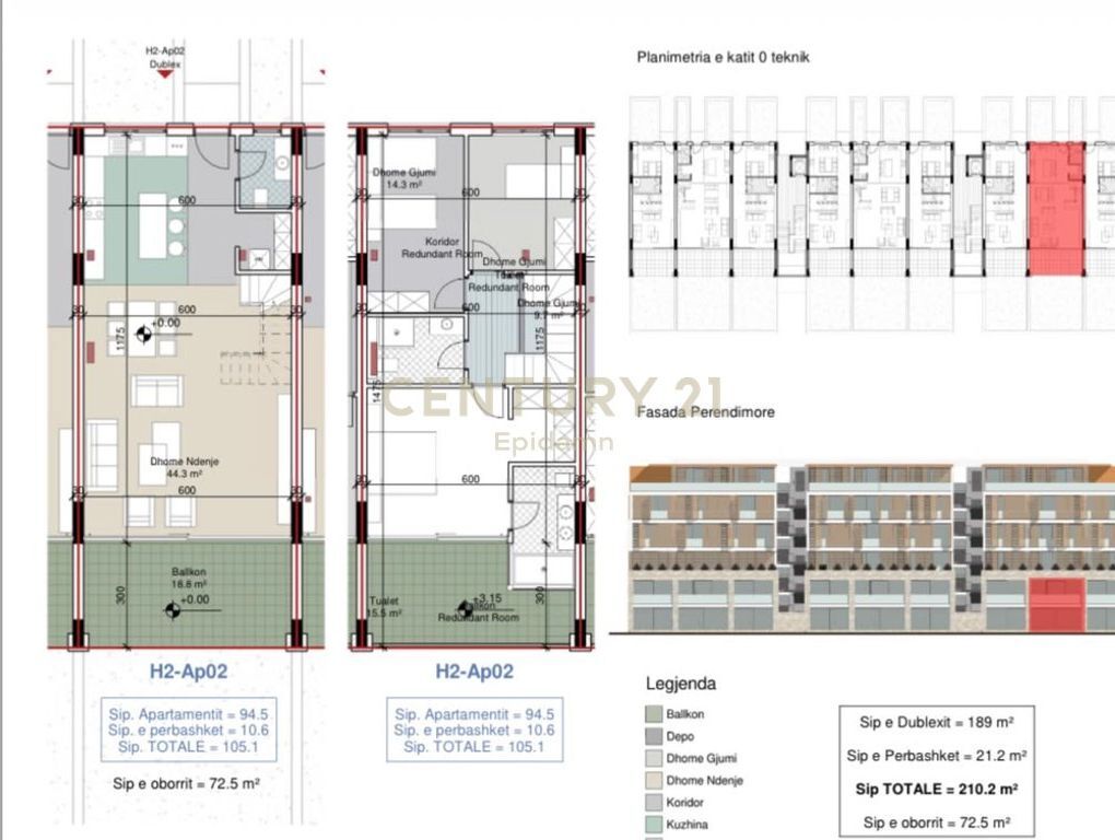 DUPLEX WITH YARD FOR SALE IN "PORTO LALZI" HAMALLAJ