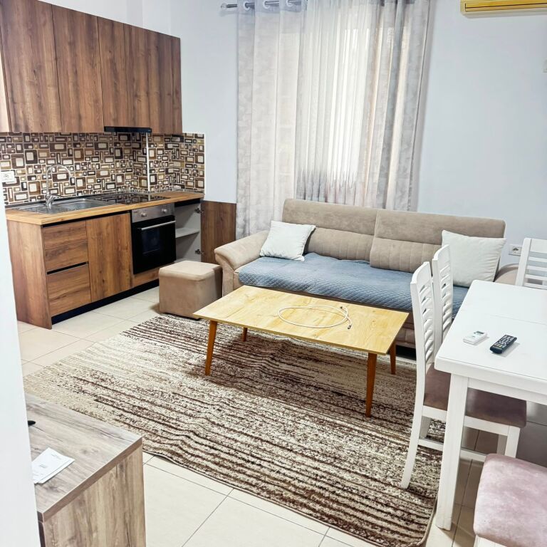 🏢In the 5 Maj area, after Concord Center, a 1+1 furnished apartment is for rent. 50,000 Leke   