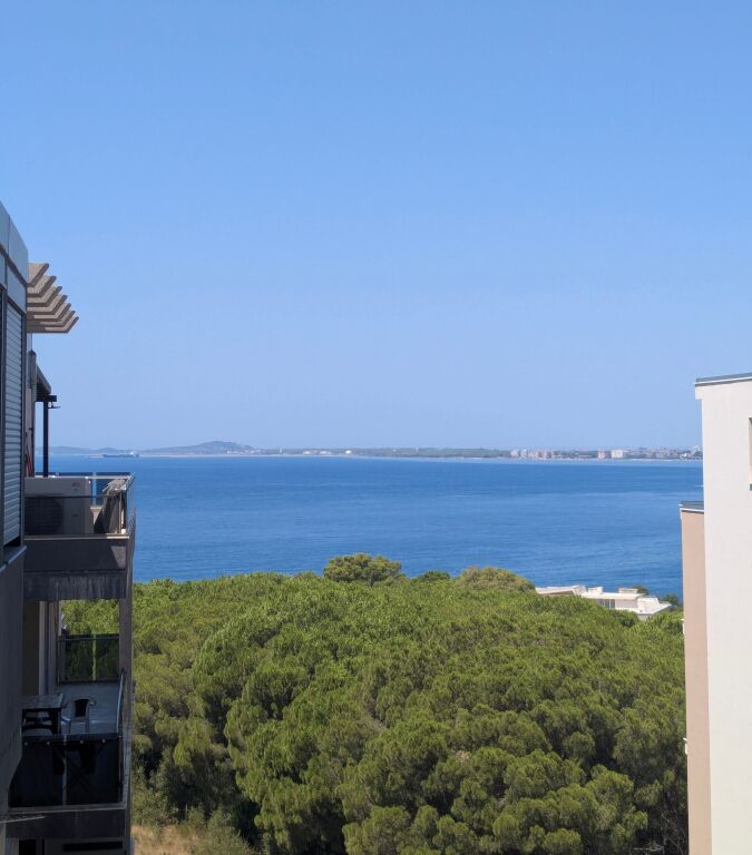 SUPER APARTMENT 1+1 FOR SALE WITH SEA VIEW IN UJE TE FTOHTE
