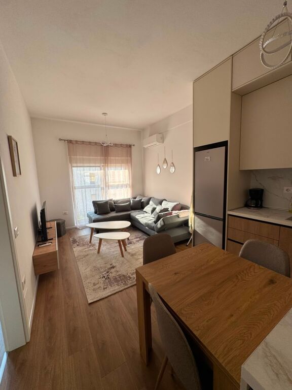 🏢In the Ali Demi area, Rezidenca Kadiu offers for rent an apartment, 1+1, furnished 50,000Leke