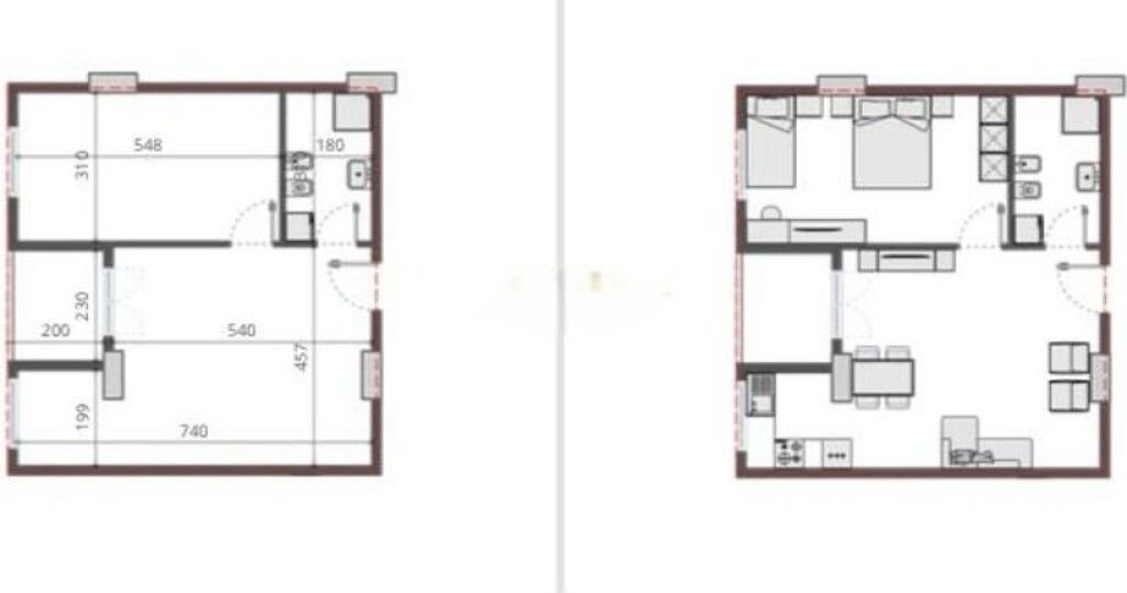 Shesim Apartament 1+1 ne Kune, Shengjin 88,500 €