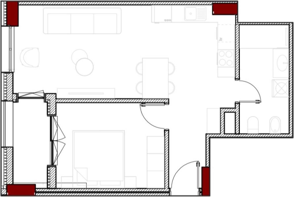 Aartamente 1+1 ne Shitje  ne Xhamllik ne Rezidencen Art N'Lagje