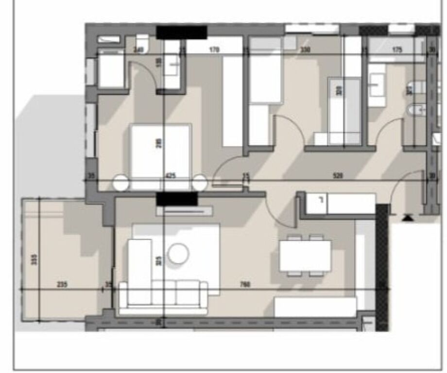 Apartment 2+1 for Sale on 5 May Street