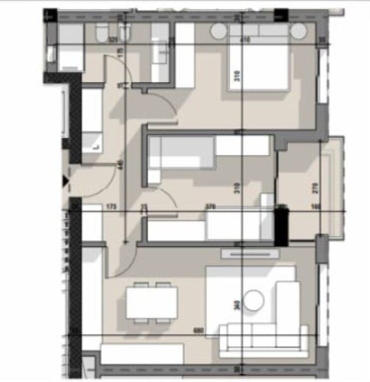 Apartment 2+1 for Sale on 5 May Street