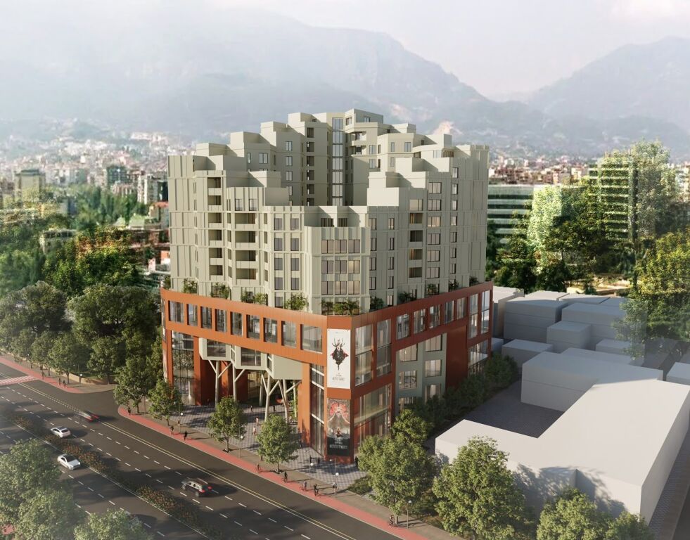 Shitet apartament 1+1 tek Rezidenca Colonnade , Rruga Dritan Hoxha , Laprake , ish Dogana , Zogu i Zi .