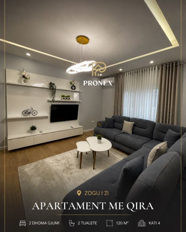 Apartament 2+1 me qira tek Zogu i ZI